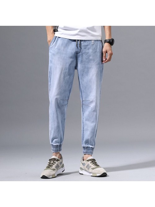 Jeans men's fashion brand  spring new Korean ...