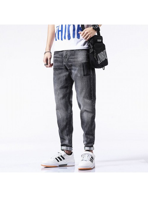 Spring and summer new jeans men's fashion bra...