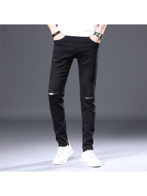 New fashion brand men's jeans in spring and s...