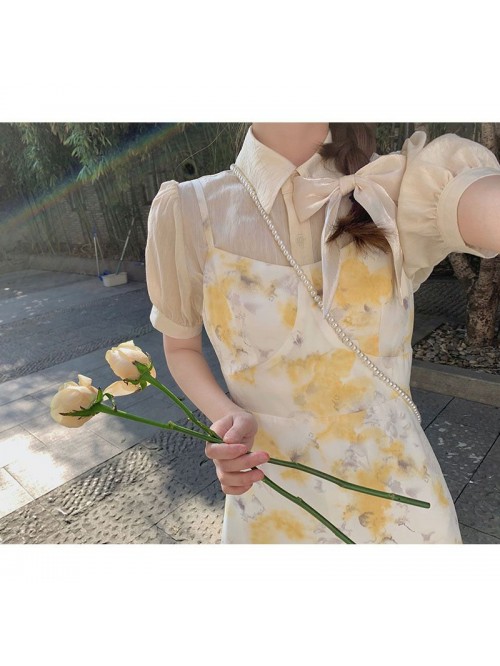  spring new net red Korean version [chamomile spri...