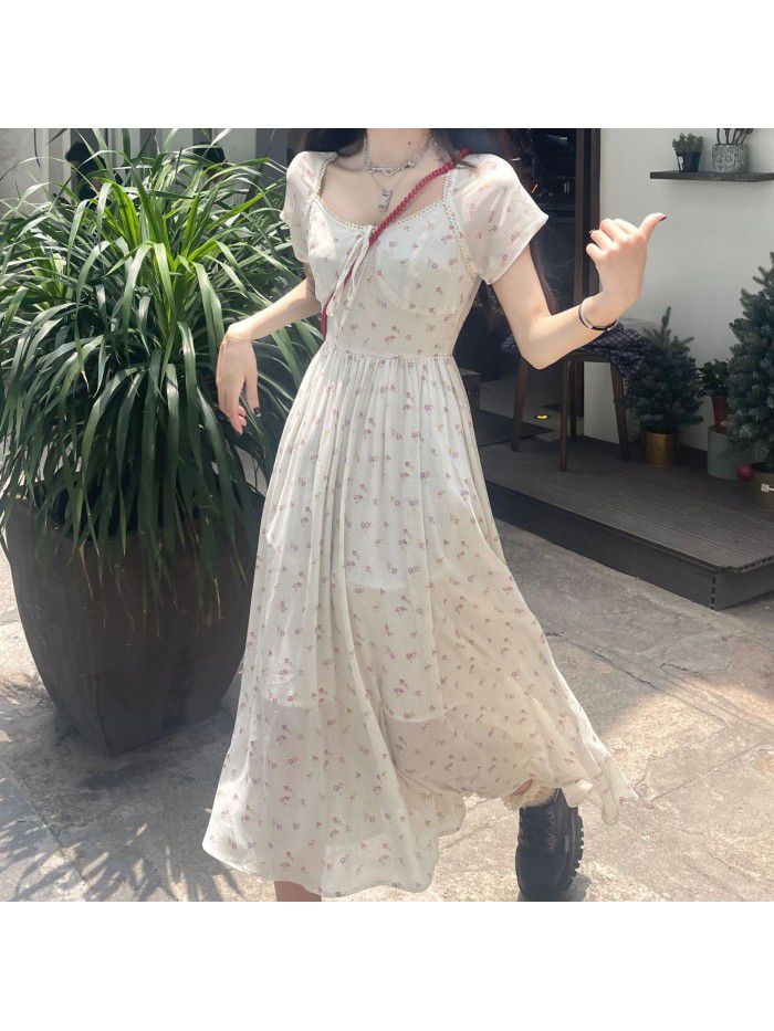 Molly in the heart white moonlight long and short black rice white 2 color Jasmine thin waist dress   Molly in the heart white moonlight long and short black rice white 2 color Jasmine thin waist dress