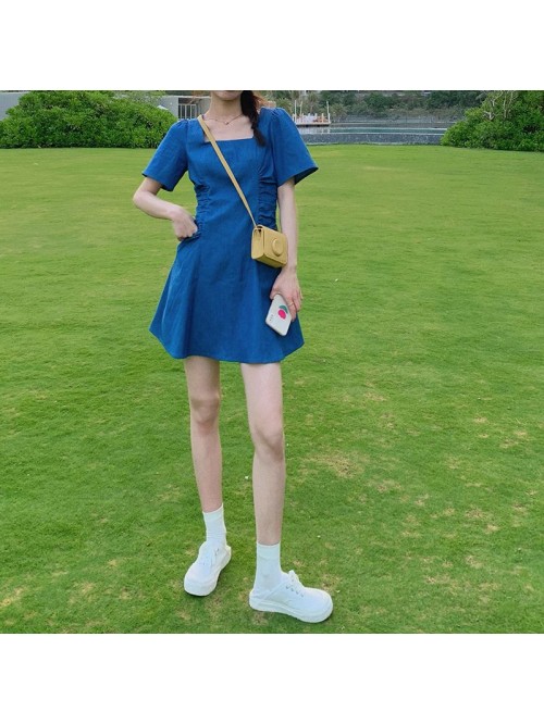 French dress  summer dress new retro sweet cool wa...