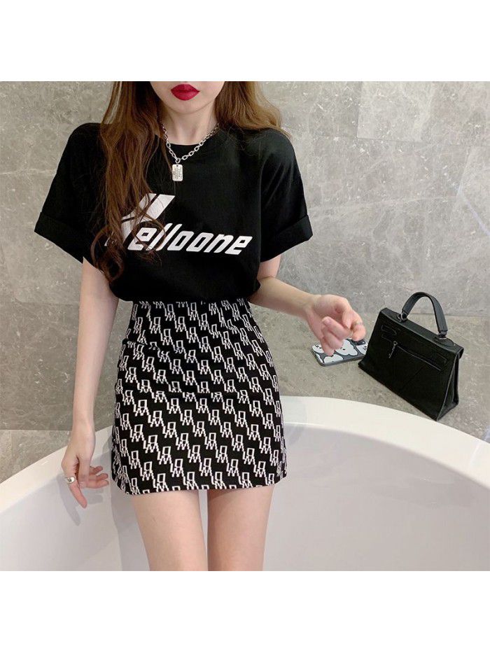 Summer  new women's Mini net red fried Street foreign style age reducing fashion temperament light mature two piece dress suit 
