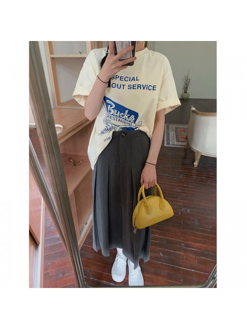 skirt spring and summer  new women's long gre...