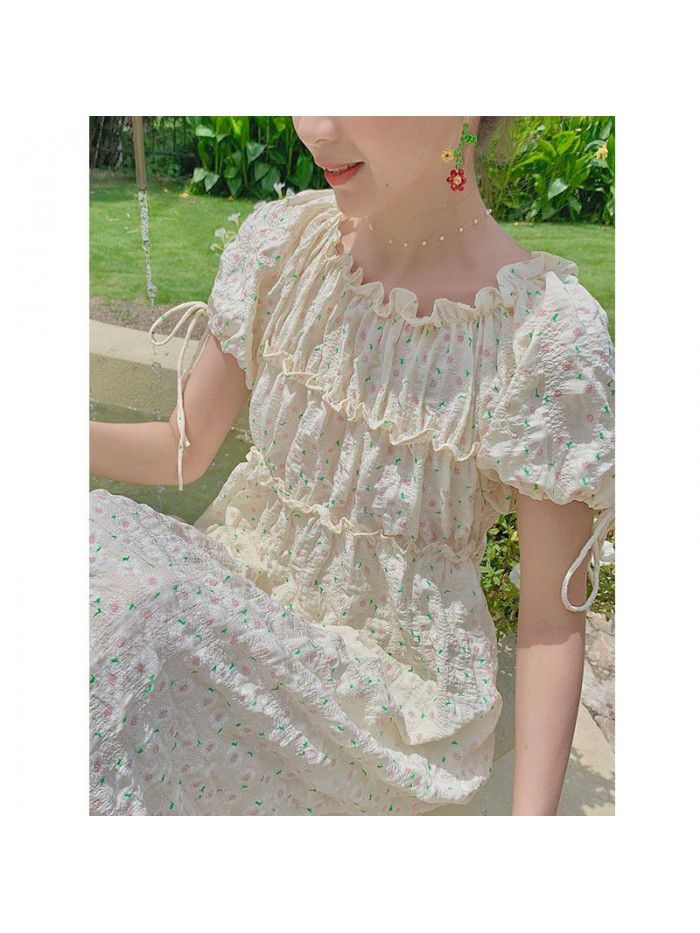 Daisy sweet first love dress  new summer flower high waist sweet little baby dress hair  Daisy sweet first love dress  new summer flower high waist sweet little baby dress hair