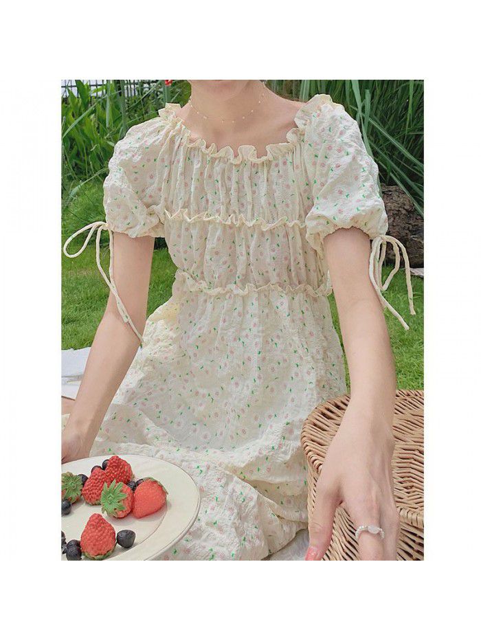 Daisy sweet first love dress  new summer flower high waist sweet little baby dress hair  Daisy sweet first love dress  new summer flower high waist sweet little baby dress hair