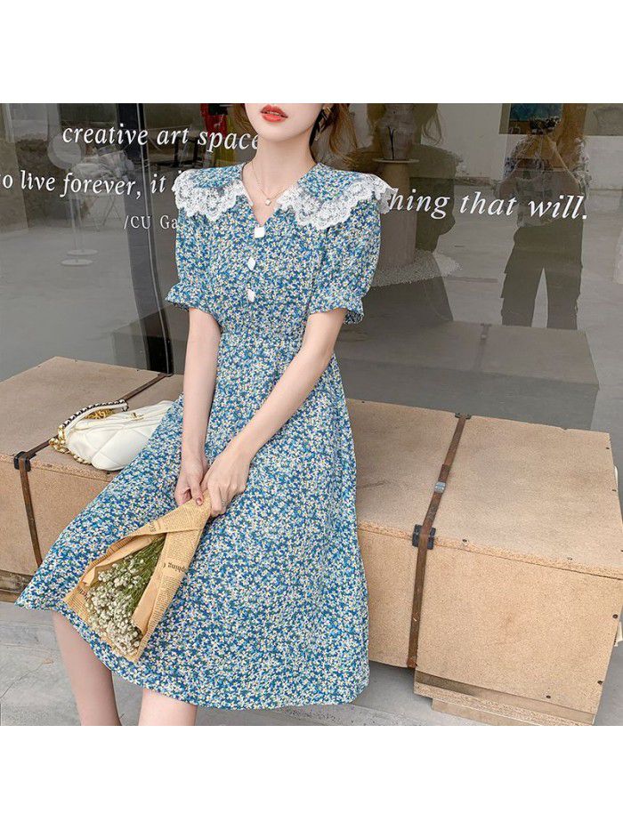 Real shot ~  summer new street blasting drill chain one shoulder fold open back sexy care machine dress 