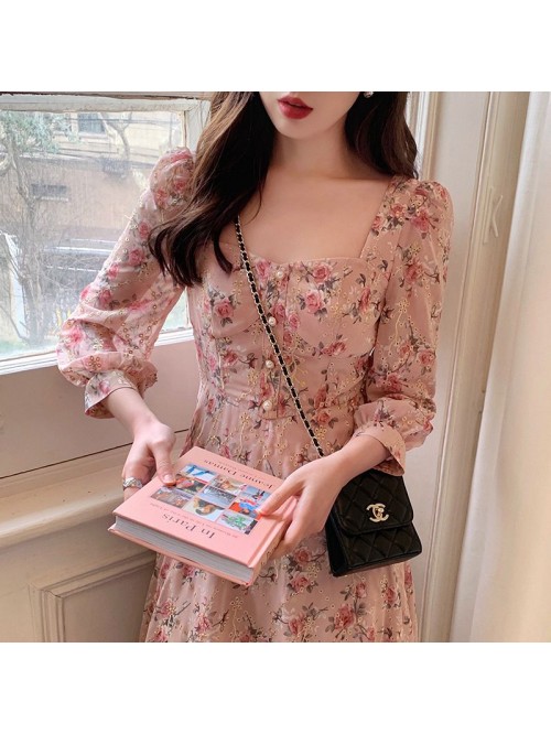 French embroidery dress women's  spring new r...