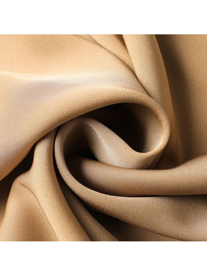 Silk shirt fan top female short sleeve  new loose T-shirt fashion foreign pure color mulberry silk shirt 