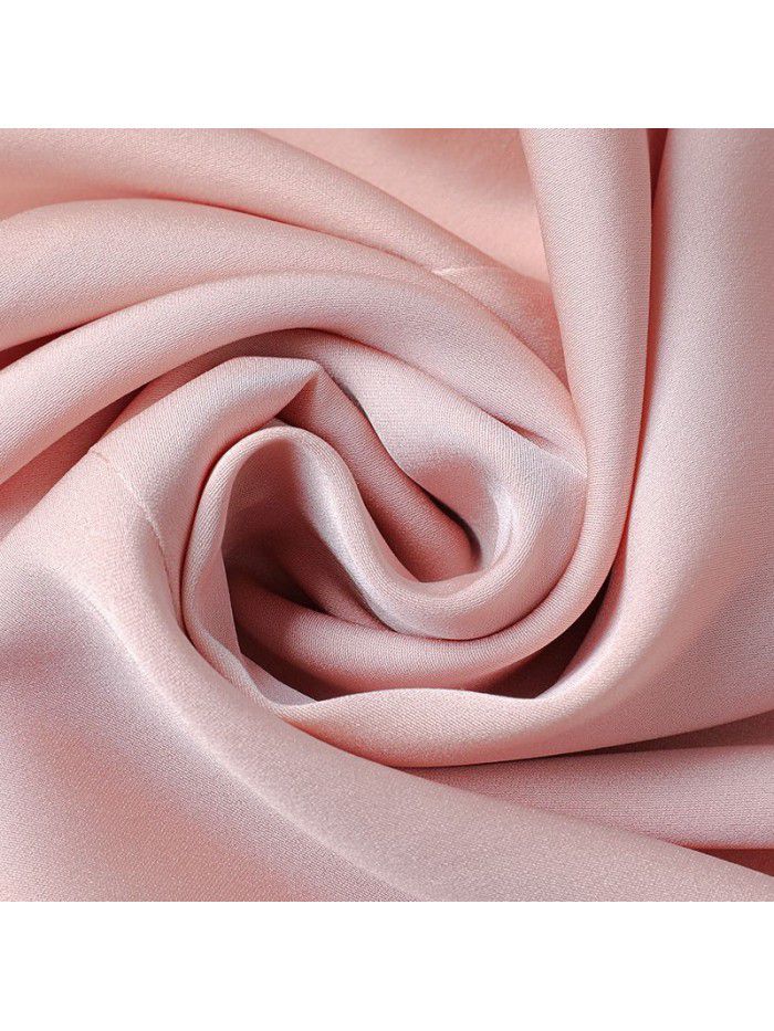 Women's design sense of heavy silk shirt niche  summer new lace short sleeve Mulberry Silk Pink Top 