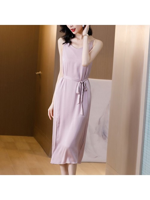 Light mature style dress summer  new style waist c...