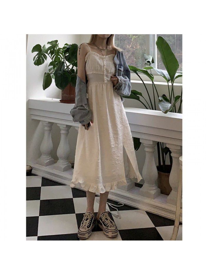 It's really nice to wear, close your eyes Bi into the other Ju, with a neckline and Auricularia auricula edge. It's a special goddess skirt for the goddess Festival 