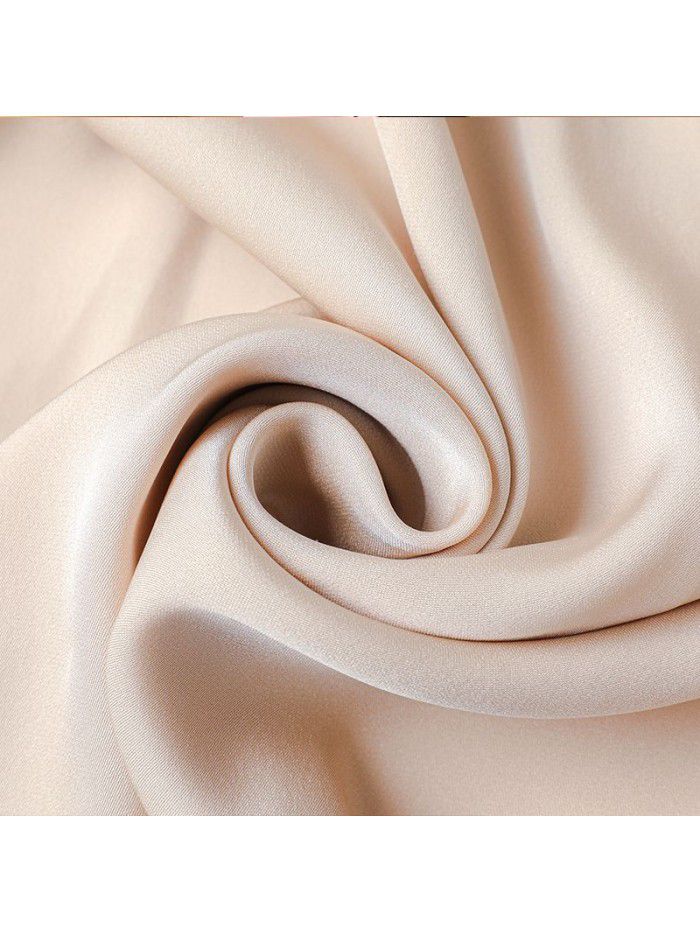 Silk shirt women's  spring and summer new lace ruffle design 