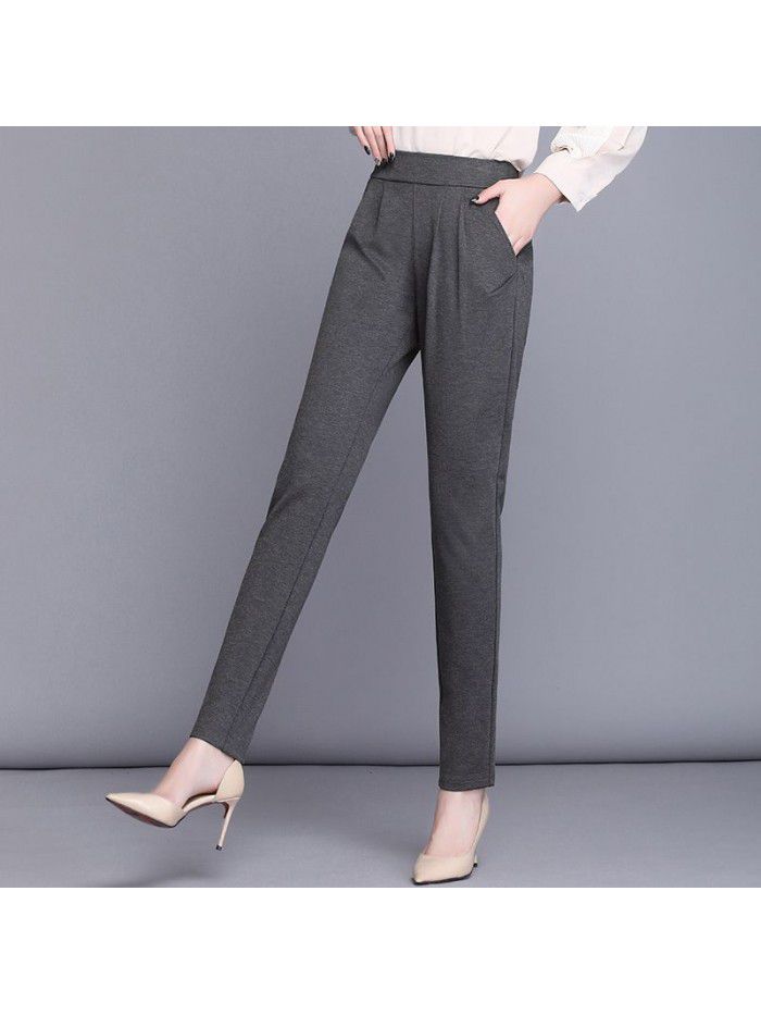 Autumn  new women's pants fat mm loose size women's Harem Pants women's casual pants radish pants women's pants 
