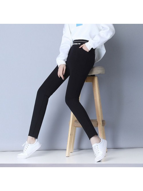 Leggings for women's wear fall  New Black Sli...