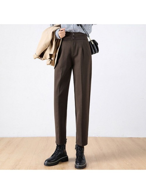 Harlem pants women's pants loose straight tub...