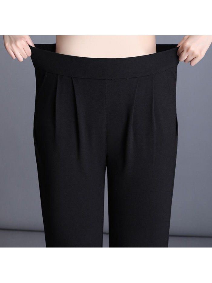 Autumn  new women's pants fat mm loose size women's Harem Pants women's casual pants radish pants women's pants 