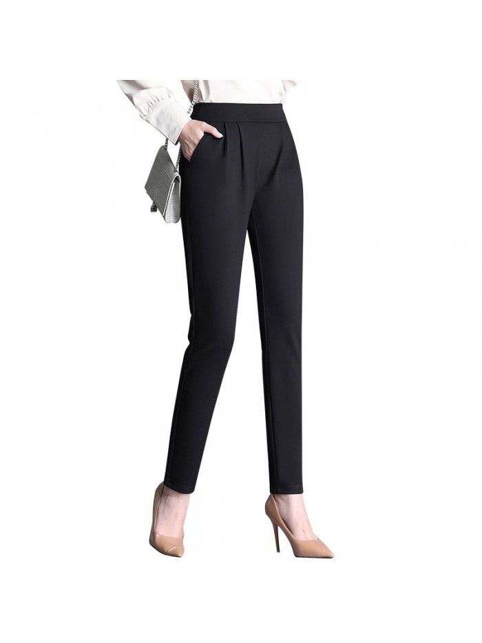 Autumn  new women's pants fat mm loose size women's Harem Pants women's casual pants radish pants women's pants 
