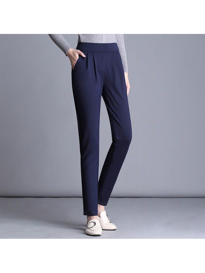Autumn  new women's pants fat mm loose size women's Harem Pants women's casual pants radish pants women's pants 