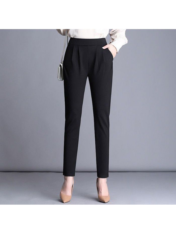 Autumn  new women's pants fat mm loose size women's Harem Pants women's casual pants radish pants women's pants 