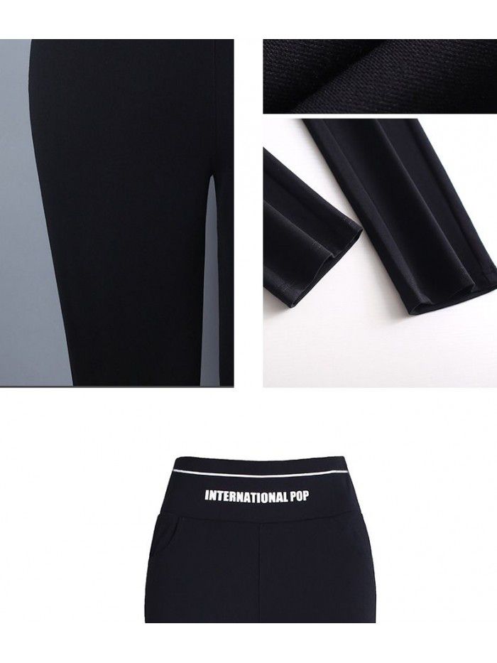 Leggings for women's wear fall  New Black Slim magic pants sports Leggings 