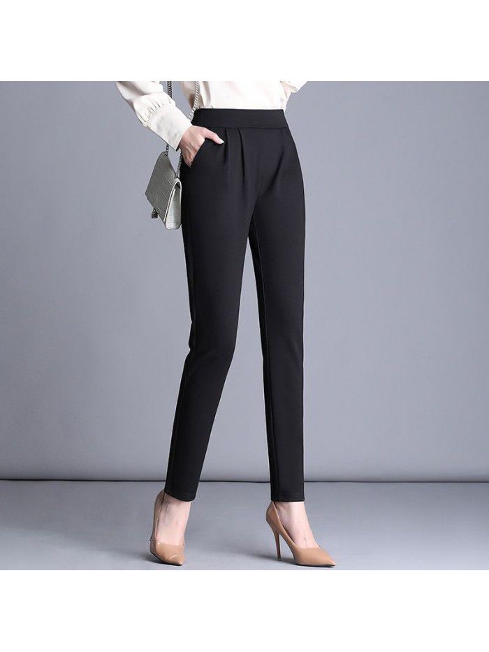 Autumn  new women's pants fat mm loose size women's Harem Pants women's casual pants radish pants women's pants 