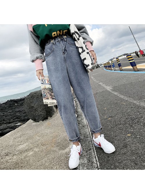 new spring & Autumn daddy pants Harlan jeans w...