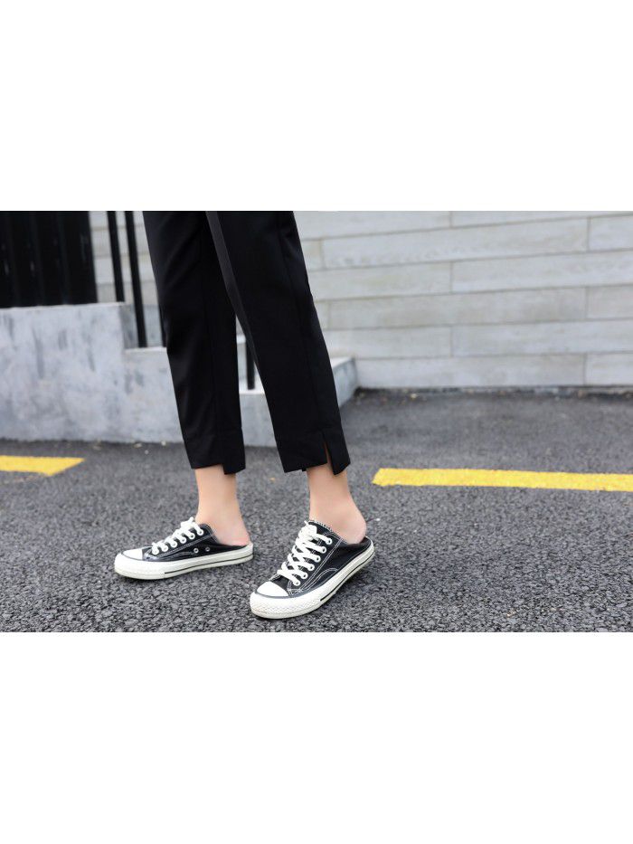 Early autumn  suit pants women's slim nine point trousers small leg pants large professional straight tube loose pipe pants 