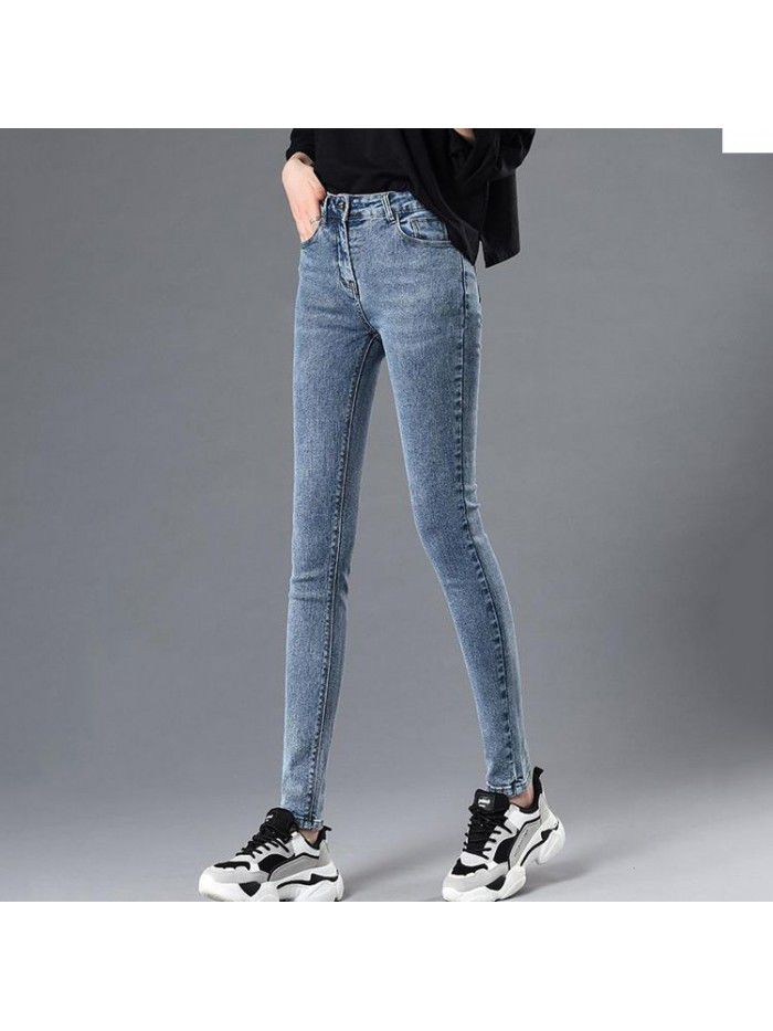 Jeans, slim and slim women's pants for autumn  