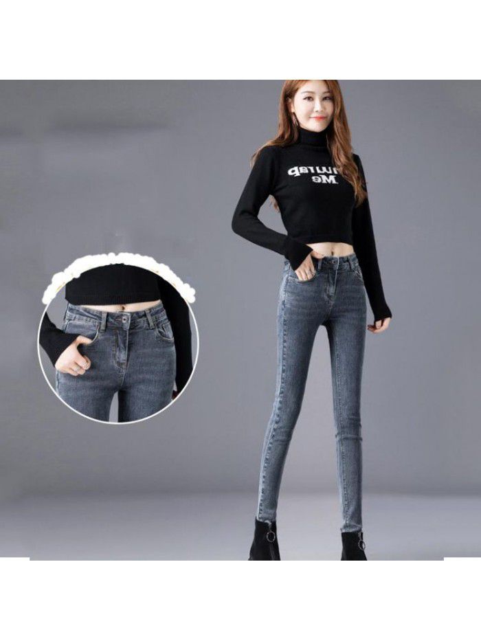 Jeans, slim and slim women's pants for autumn  