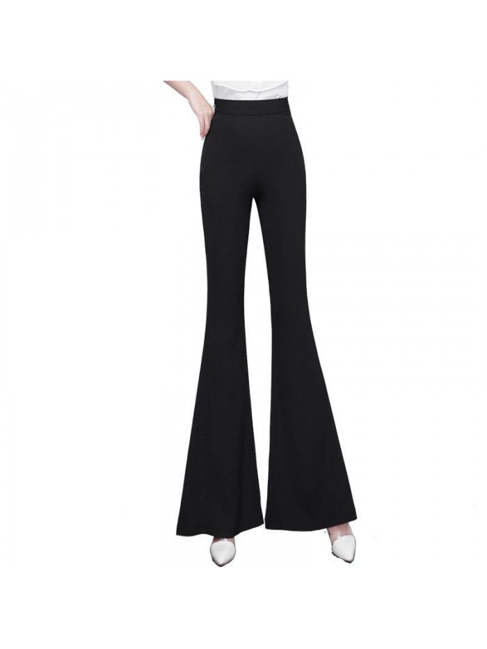  spring and summer new women's pants pants casual pants suit pants flared pants flared pants 