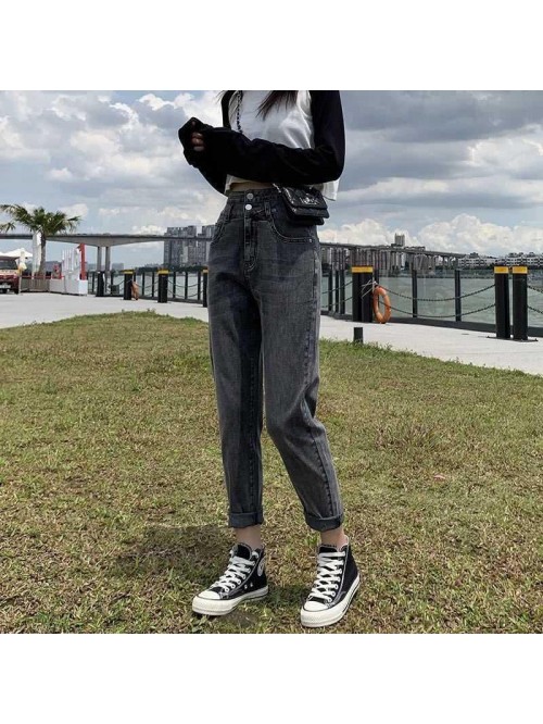 High waisted jeans  new summer drape elegant small...
