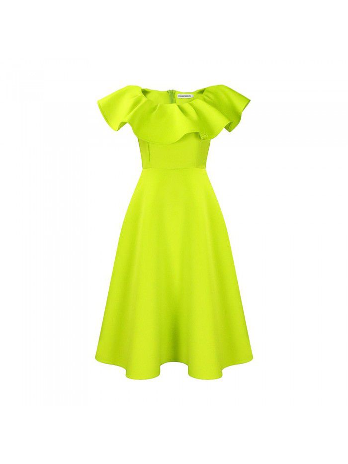 Fashion temperament peplum large skirt pendulum banquet dress skirt dress