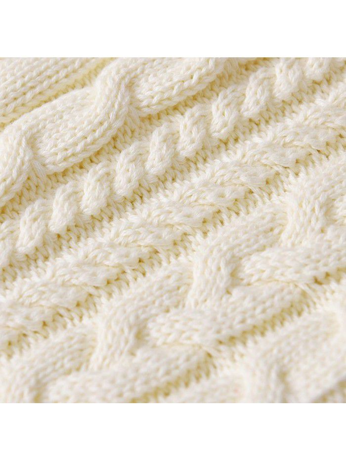 Children's Cardigan Autumn/Winter New Boys' Contrast Zipper Coat Baby Foreign Star Baseball Jersey Knitted Sweater
