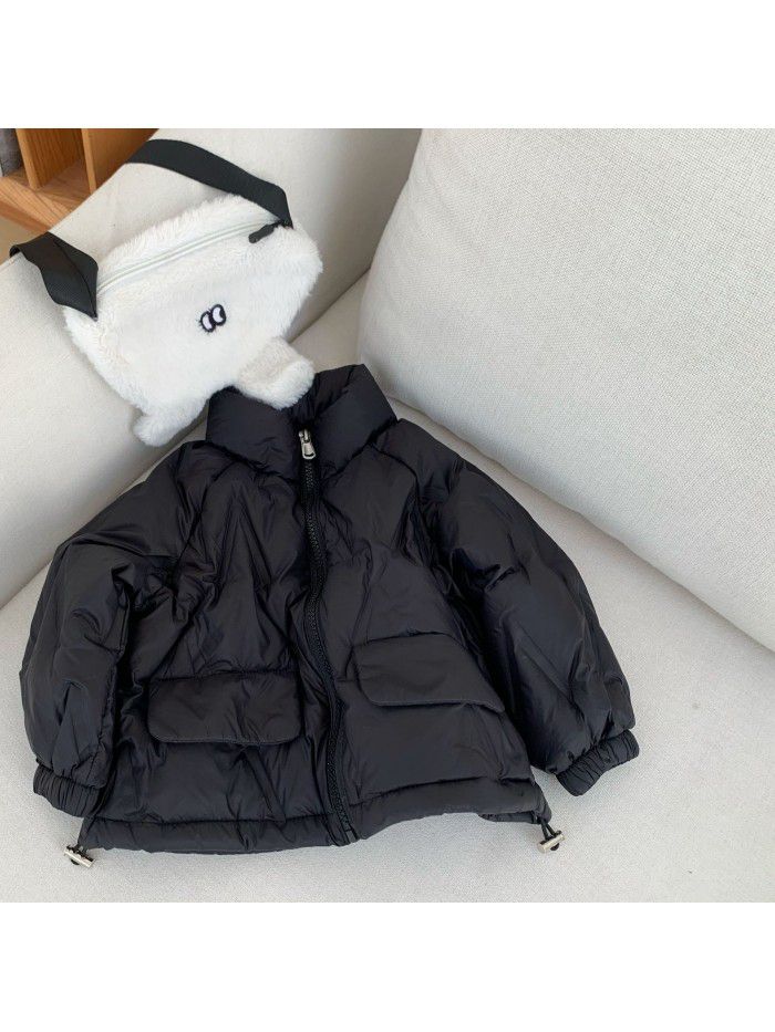 Boys and girls light and thin down cotton children's coat baby foreign autumn and winter clothes baby children's clothes 