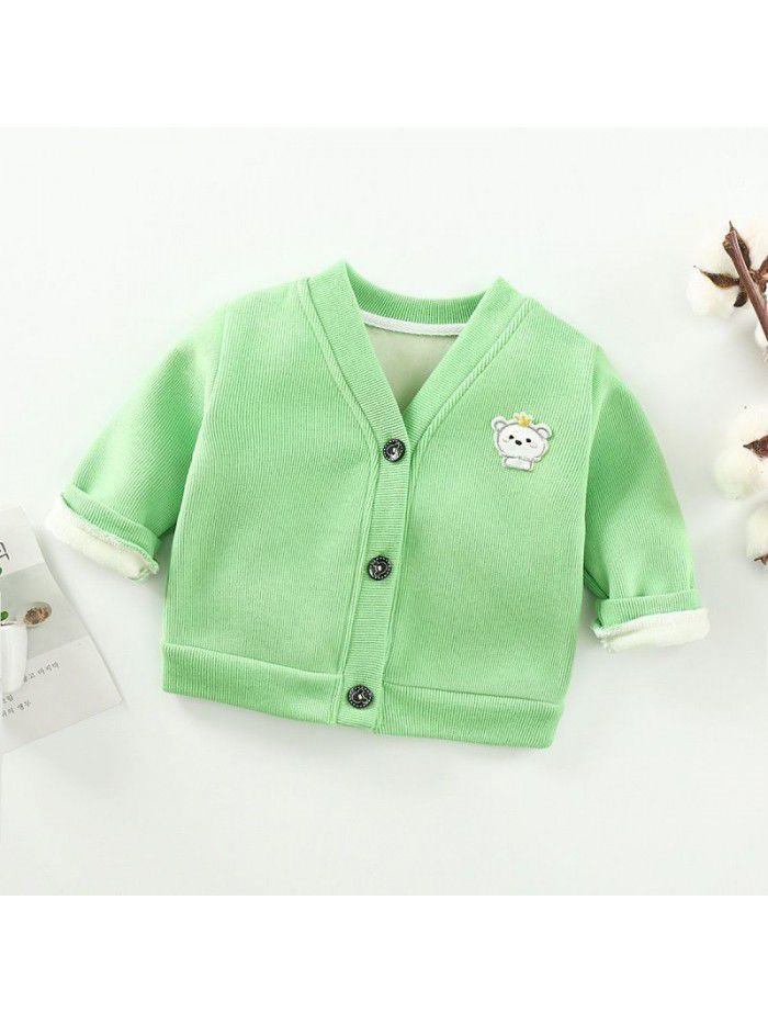 Children's knitwear, boys and girls' autumn and winter clothes, baby coats, baby bottoms, baby sweaters, baby cardigans, spring and autumn 
