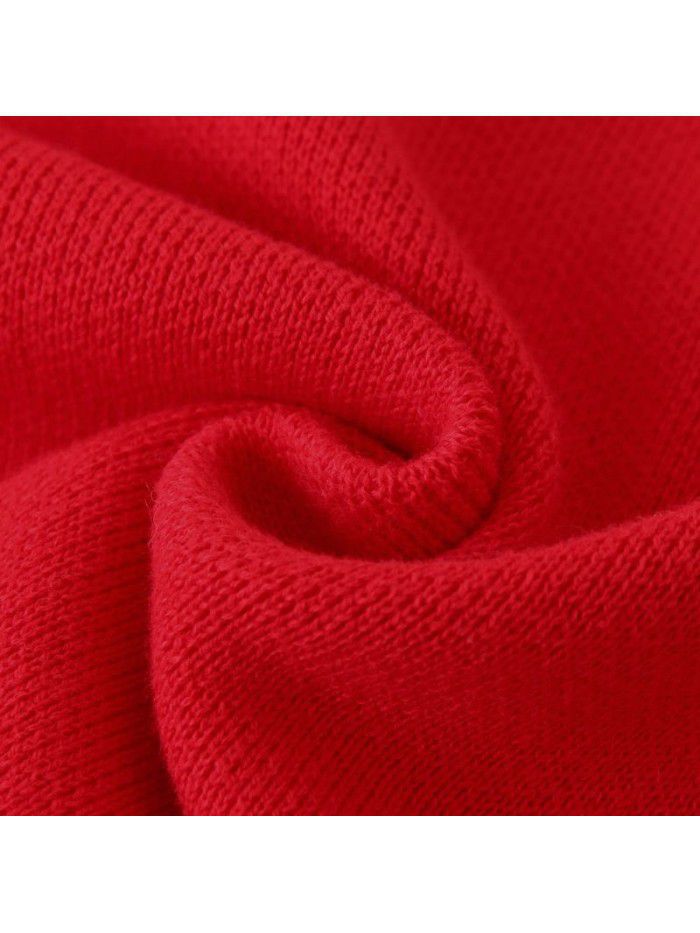 Middle and small children's neutral children's sweater Solid cute cotton long sleeved baby New Year cardigan