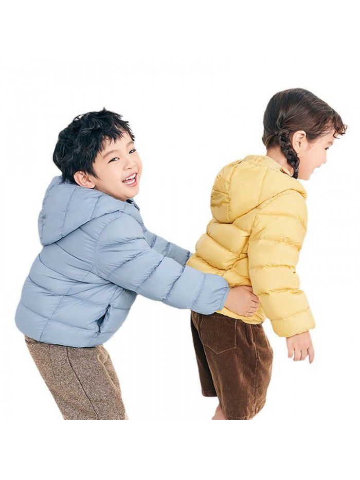 New lightweight down jacket for children's clothing down jacket for boys and girls