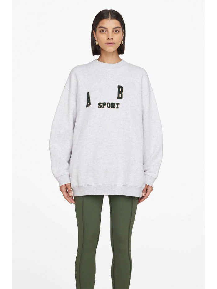 Leisure Fashion Letter Embroidery Pullover Sweatshirt Women's Loose Versatile Long Sleeve Fleece Sweater