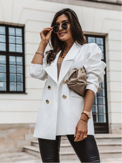 Autumn and Winter Urban Style Women's Suit Cloth C...