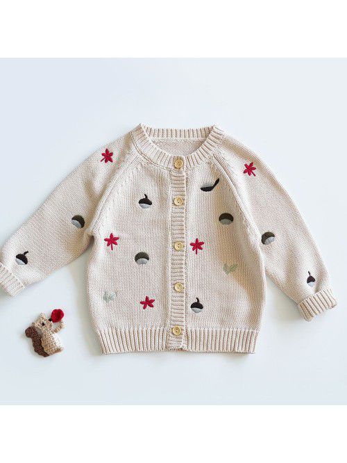 Children's Sweater Girls' Autumn and Win...