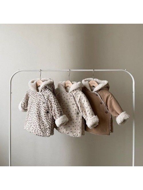 Children's winter cotton coat, baby's lamb cashmer...