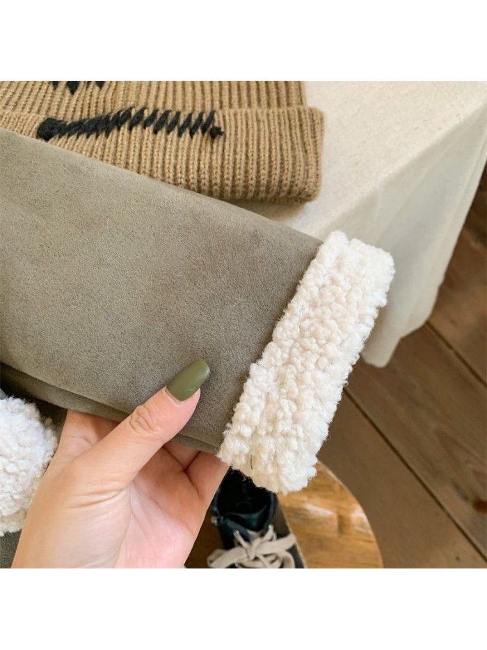 Boys' Winter Korean Deer Fur Warm Coat for Middle and Little Children
