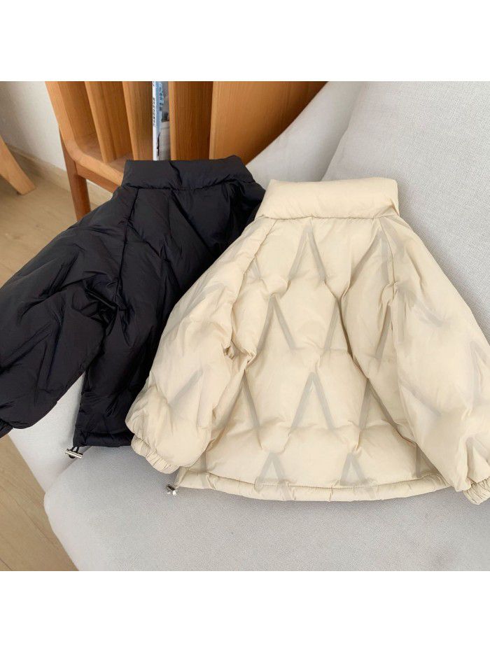Boys and girls light and thin down cotton children's coat baby foreign autumn and winter clothes baby children's clothes 