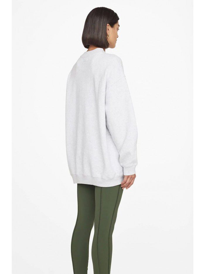 Leisure Fashion Letter Embroidery Pullover Sweatshirt Women's Loose Versatile Long Sleeve Fleece Sweater