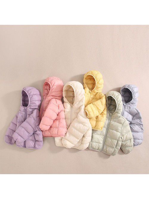 New lightweight down jacket for children's cl...