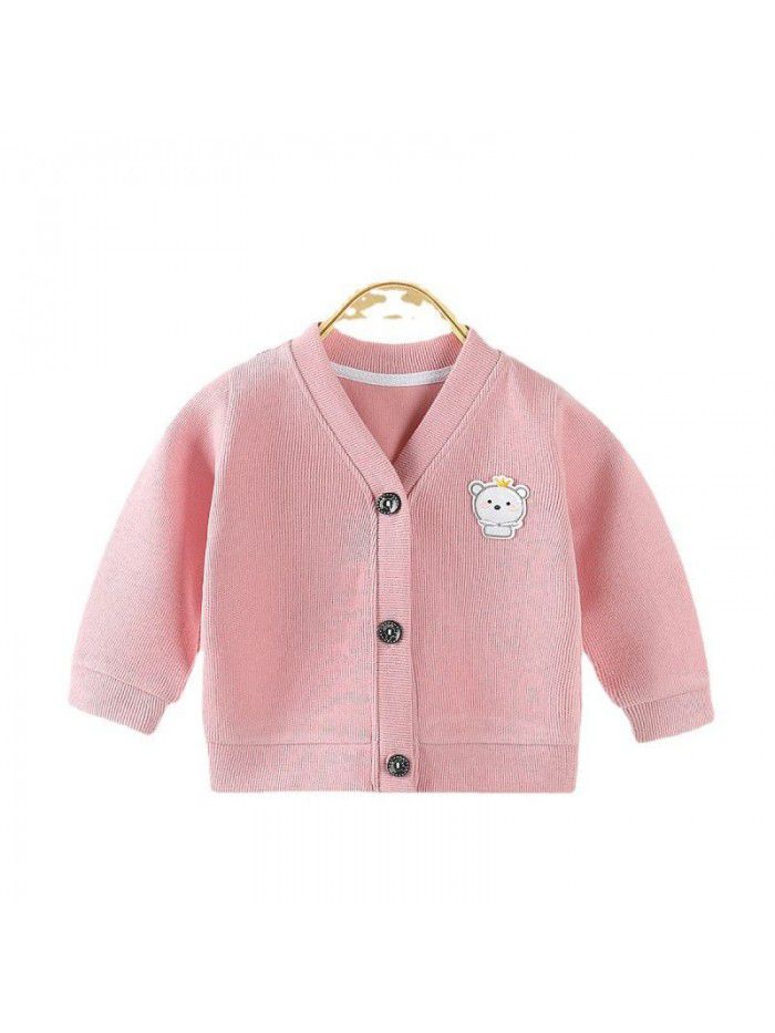 Children's knitwear, boys and girls' autumn and winter clothes, baby coats, baby bottoms, baby sweaters, baby cardigans, spring and autumn 