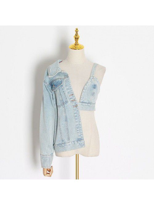 Autumn New Style Personalized Strap Off Shoulder D...