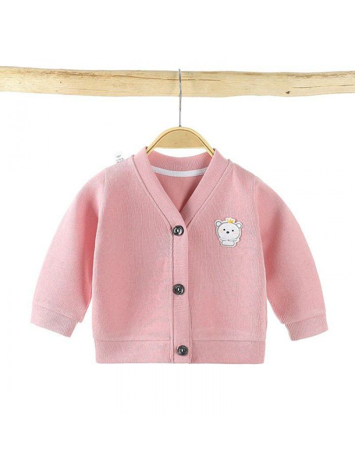 Children's knitwear, boys and girls' autumn and winter clothes, baby coats, baby bottoms, baby sweaters, baby cardigans, spring and autumn 