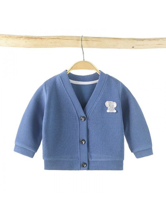Children's knitwear, boys and girls' autumn and winter clothes, baby coats, baby bottoms, baby sweaters, baby cardigans, spring and autumn 